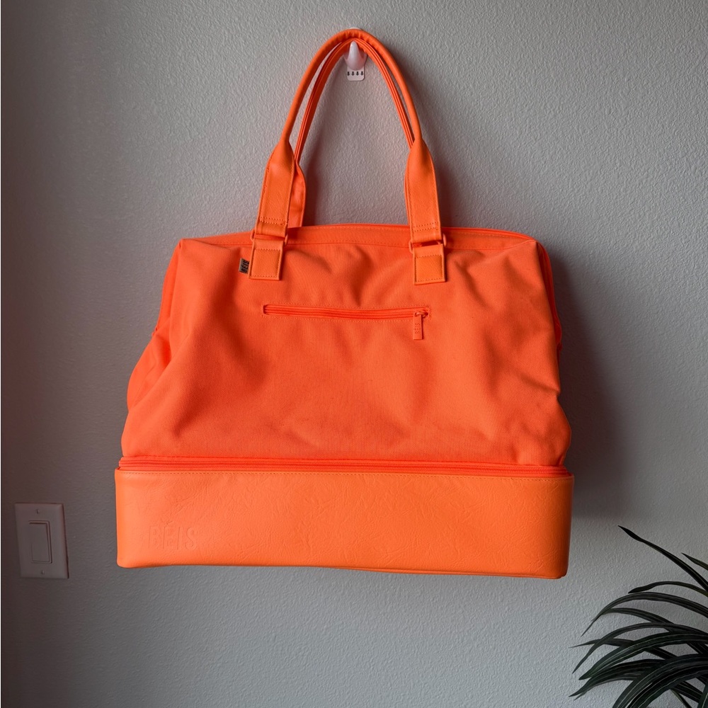 Beis creamsicle weekender bag